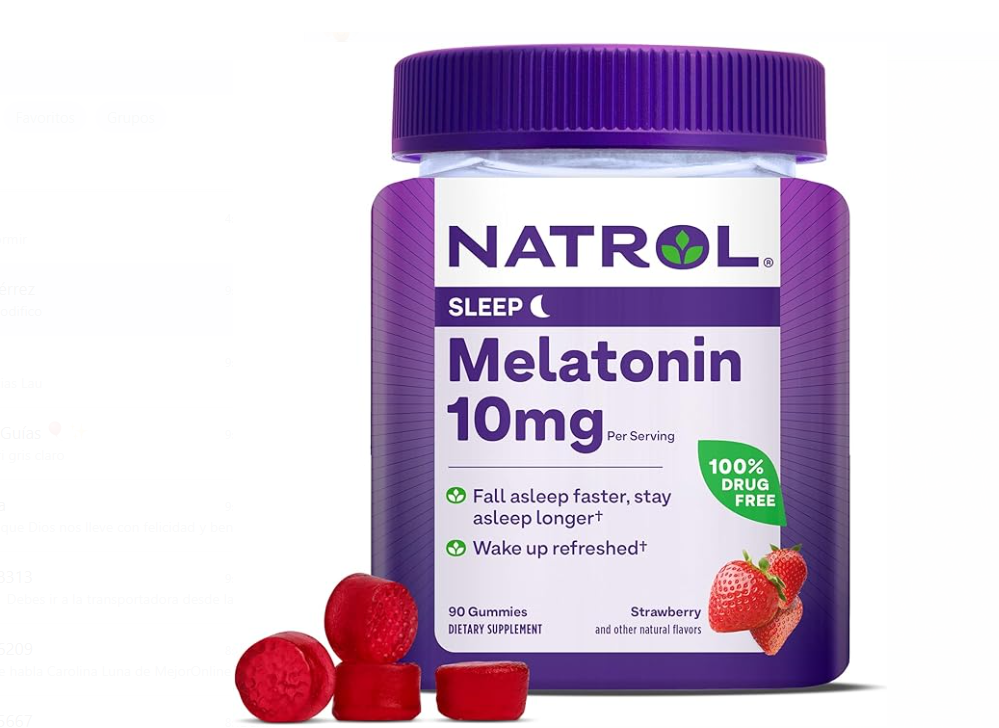 Melatonina NATROL 10mg  (90 gomitas)